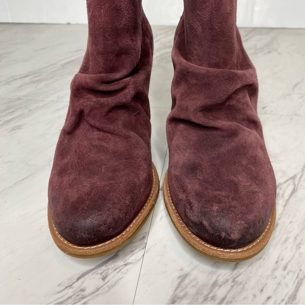 Sofft Teyton Distressed Suede Slouch Bootie 7M - Picture 10 of 14